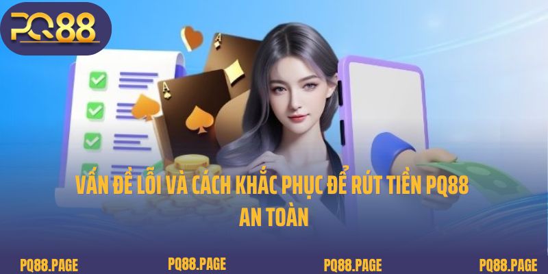 Vấn đề lỗi và cách khắc phục để rút tiền PQ88 an toàn